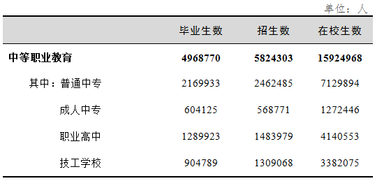 2017年全国教育事业发展统计公报