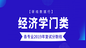 【研线数据行】全国70所院校经济学专业2019年复试分数线汇总