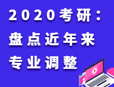 2020考研：细数近五年近万次的专业调整！