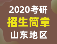 【研线网汇总】山东地区各大院校2020年硕士研究生招生简章