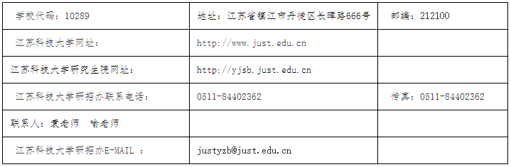 2021考研招生简章：江苏科技大学2021年硕士研究生招生简章