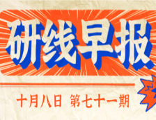 2020年10月8日【研线早报·第七十一期】