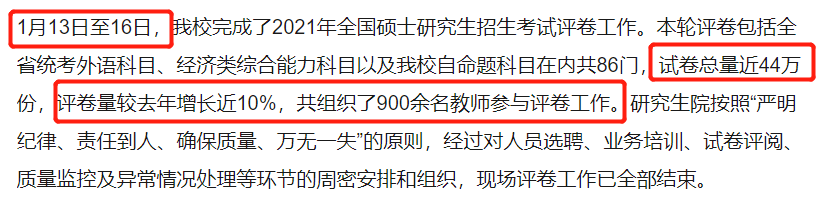 2021考研政治阅卷情况！考研单科线今年情况如何？