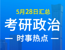 2022考研政治：5月28日时事热点汇总