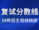 2022考研分数线：34所自划线院校2022考研复试分数线_复试时间_国家线公布！